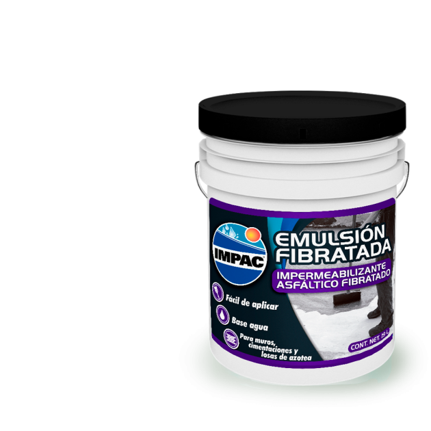IMPAC EMULSIÓN ASFÁLTICA FIBRATADA