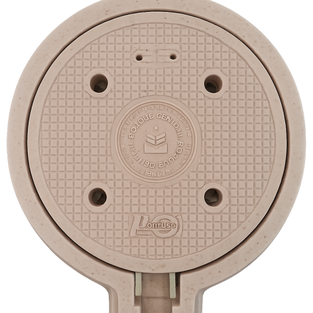 BROCAL PERSONALIZADO DE POLICONCRETO C/BISAGRA NATURAL C/DREN